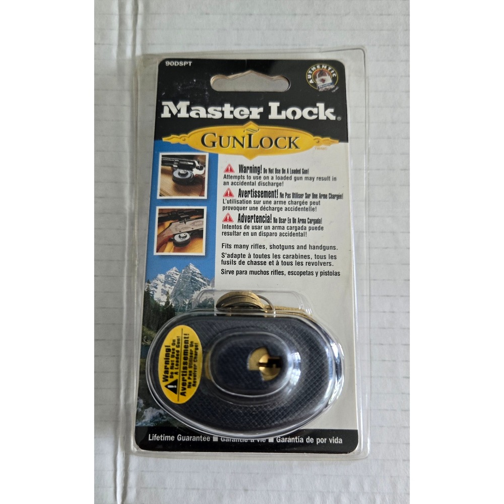 Master Lock Gun Lock for Rifles Shotguns Handguns‎ Pistol Trigger Lock
